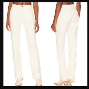 WeWoreWhat Coasted Icon Jeans in Ivory Sz 25 NWT